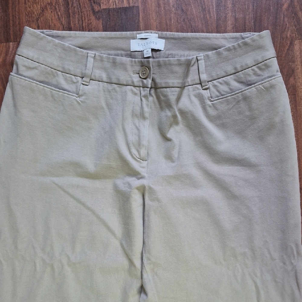 Talbots Tan Ankle Pants - Picture 3 of 6